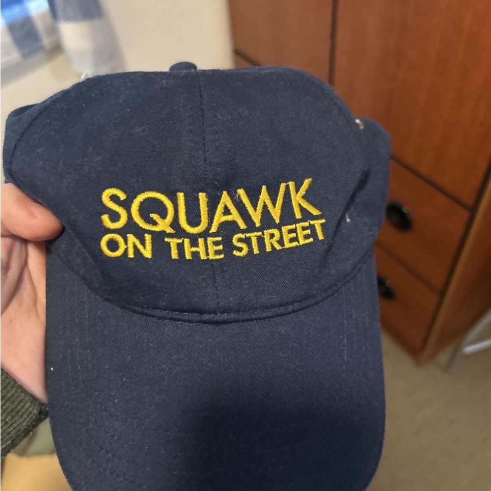 Navy Blue Cap with Yellow Embroidery